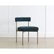 Seneca Antique Brass / Danny Teal Dining Chair, Set Of 2